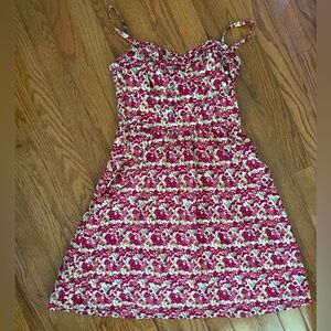 Vintage (2008ish) American Eagle Outfitters Red and White Sun Dress